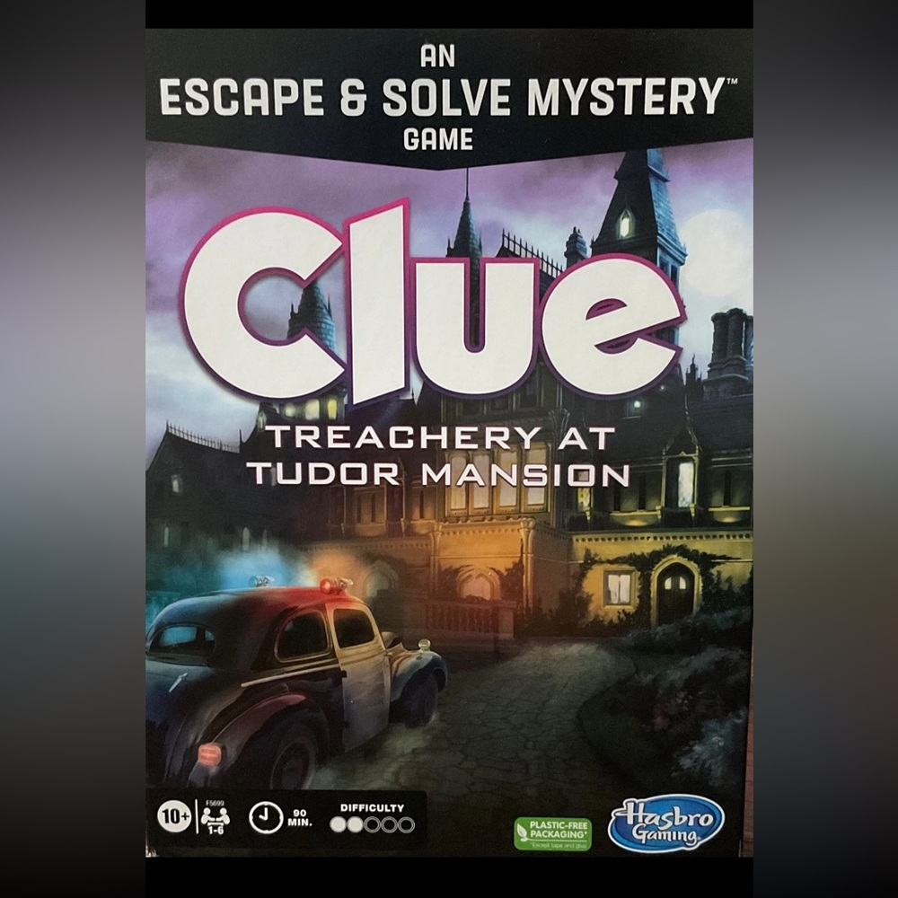Clue Board Game Treachery at Tudor Mansion - Board Game NEW IN BOX